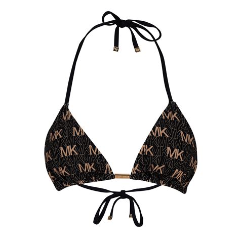 michael kors bademode logo|michael kors triangle top.